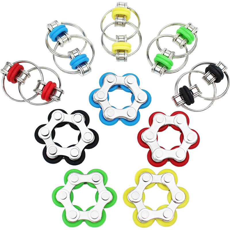 Roller Chain - Set Mainan Fidget Termasuk 2 Buah