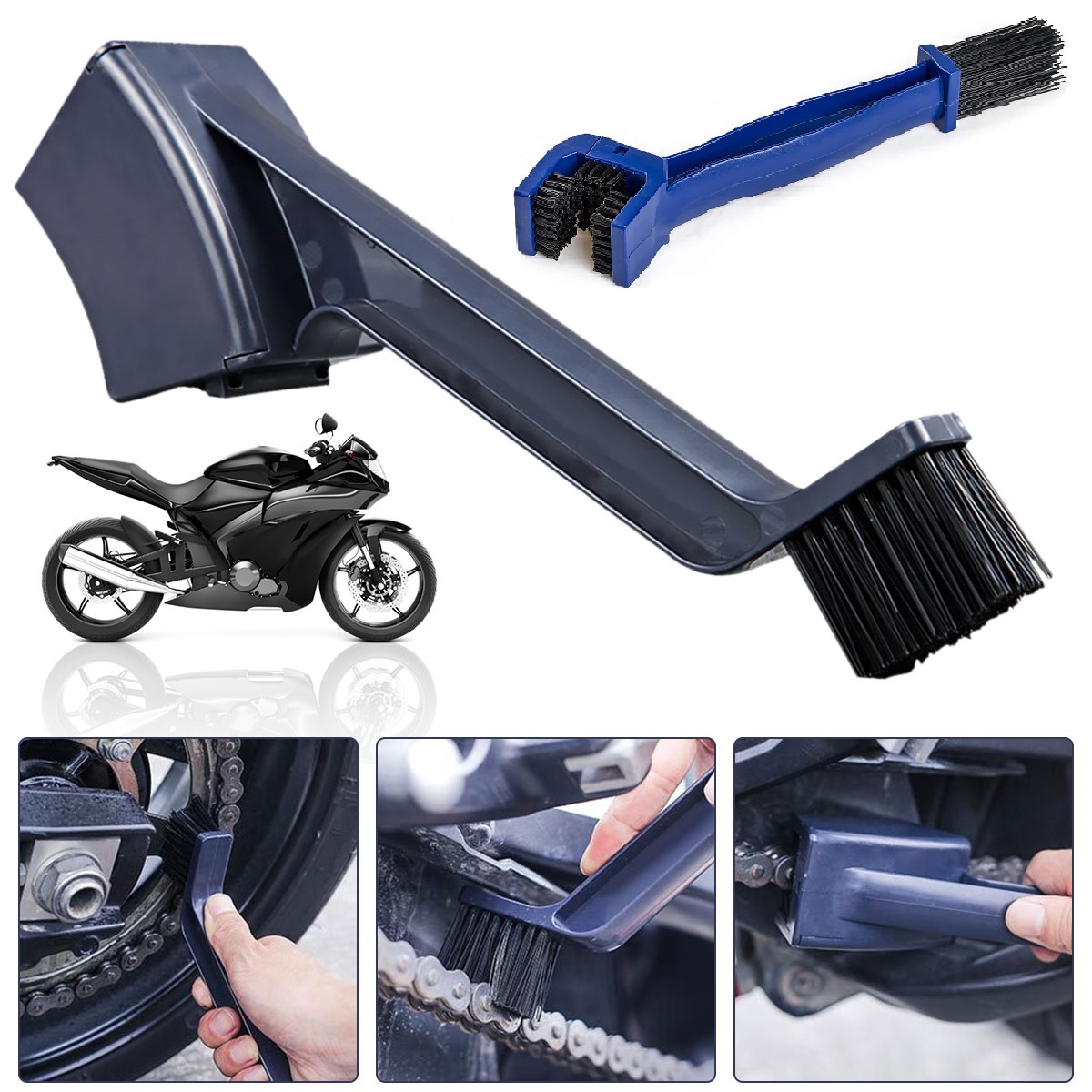 Chain Breaker - Pembersih Rantai Sepeda Motor Kepala Ganda