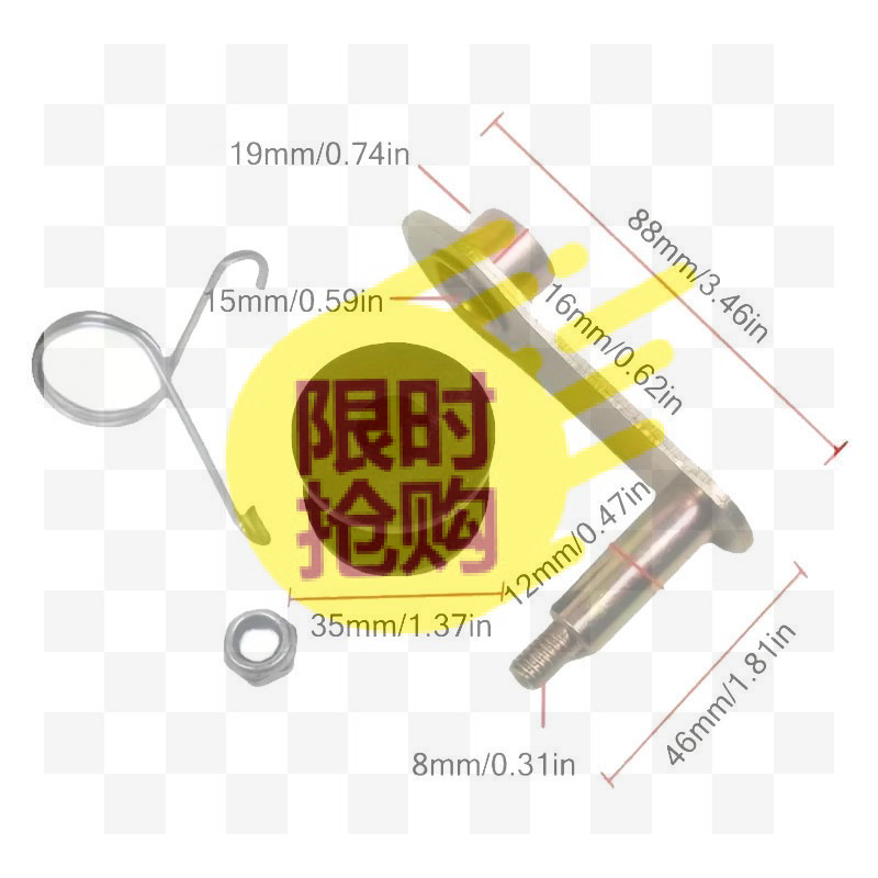 Roller Chain - Kit Penyetel Pemandu Rol Pegas Tensioner