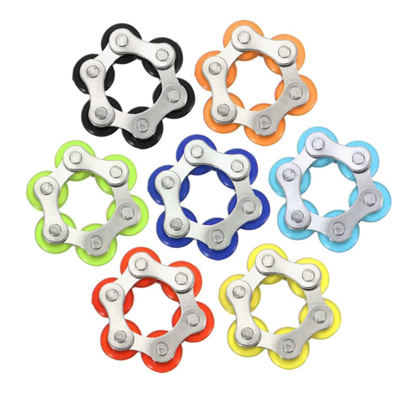 Roller Chain - Mainan Fidget rantai rol sepeda Anti