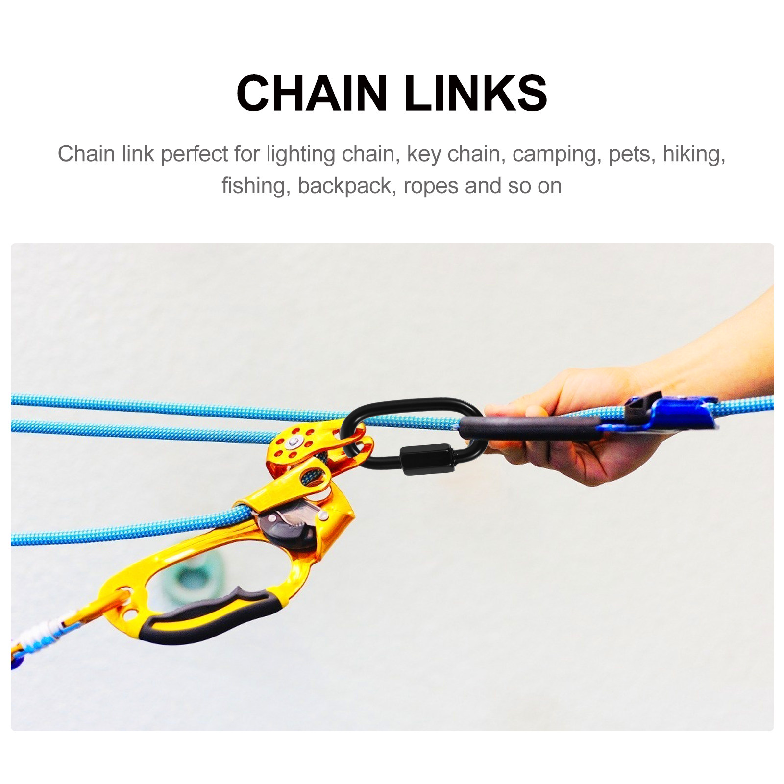 8 buah Konektor Tali Baja Taha - Steel Chain ulasan dan harga