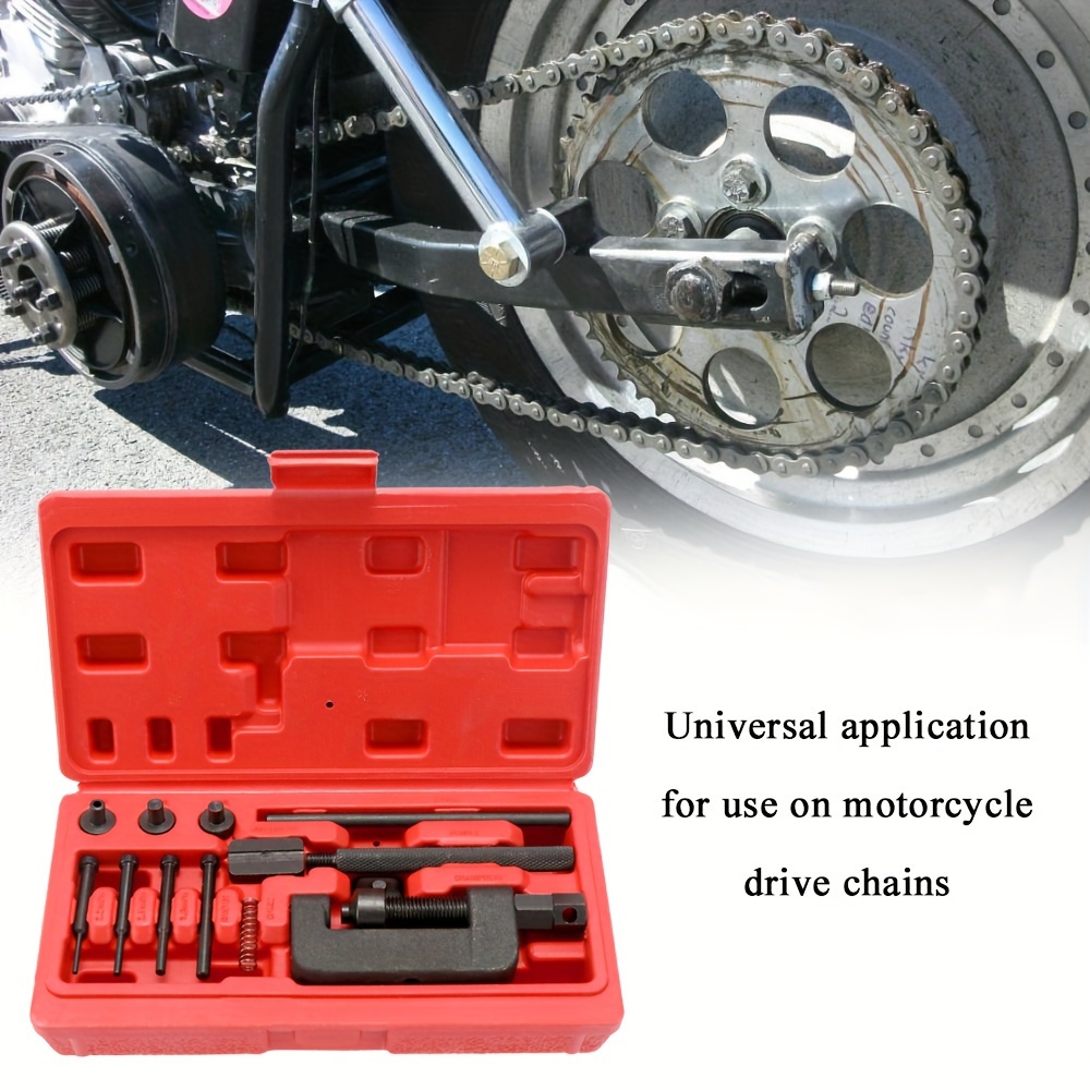 Set alat perbaikan sepeda moto - Chain Breaker ulasan dan harga