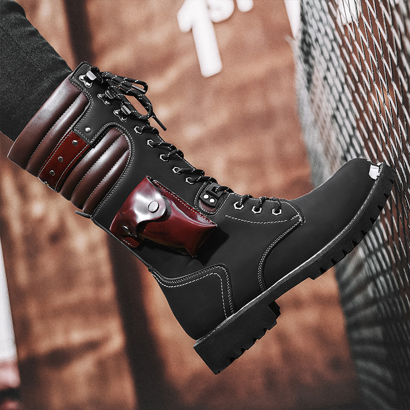 Sepatu Boots Pria Ukuran Besar - Motorcycle Chain ulasan dan harga