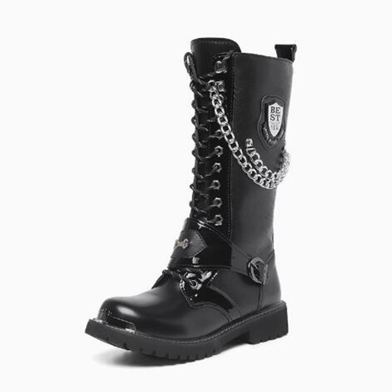 Sepatu Bot Motor Pria Mewah Se - Motorcycle Chain ulasan dan harga