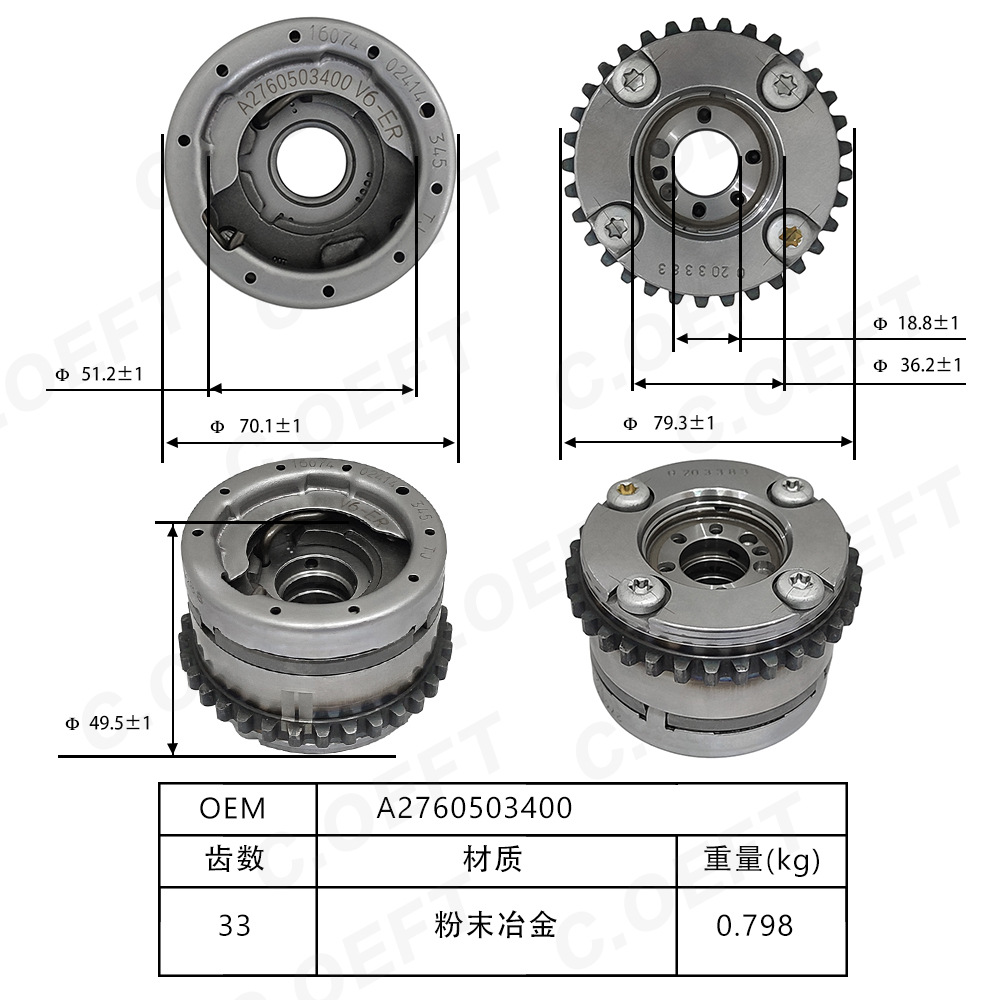 Untuk Camshaft Timing Mer-ceds - Sprocket ulasan dan harga